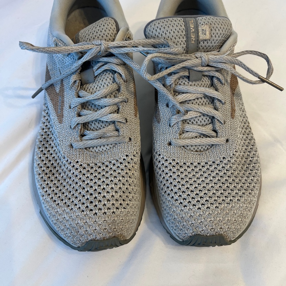 Brooks Gray and Brown Women's Sneakers
